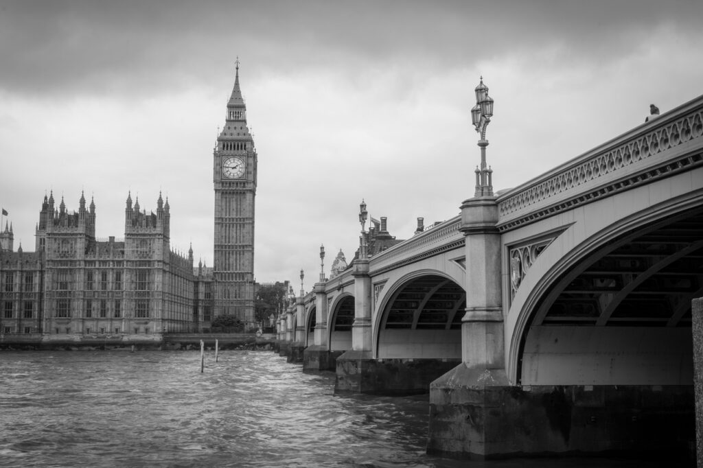 london, big ben, black and white, bridge, cloudy, england, westminster, british, thames, tower, gray bridge, london, london, big ben, big ben, big ben, big ben, big ben